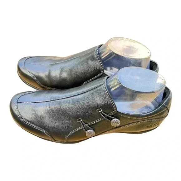 Taos Women’s Encore Flats Size 9 Black Genuine Leather Preowned Great Condition - Picture 2 of 11